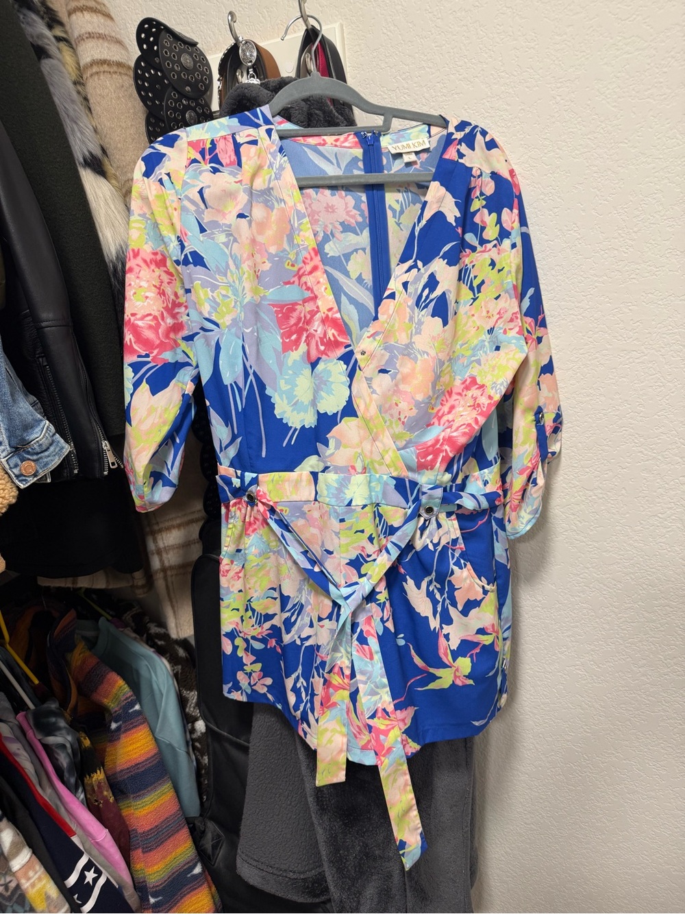 Floral Wrap romper